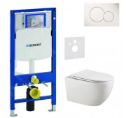 WC-komplekt Geberit Duofix + Kielle Gaia + Sigma01 valge