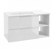 Mööblikomplekt Kielle Oudee L läikivvalge