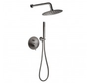 Seinasisene dušikomplekt Novaservis Ferro Ciriculus 2F Gun Metal