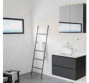 Peegelkapp Kielle Vega 60 mattmust
