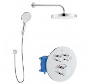 Dušikomplekt Kielle Oudee 20627SPT40 seinasisese termostaatsegistiga kroom - Outlet Diil