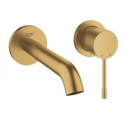 Seinapealne valamusegisti Grohe Essence M-Size Brushed Cool Sunrise