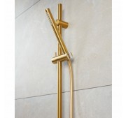 Käsidušikomplekt Armatura Moza Premium dušiliftiga harjatud kuld