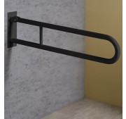 Tugikäepide seinale Sapho U 813 volditav must