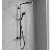 Dušikomplekt Hansgrohe Raindance Select S 240 1jet Showerpipe mattmust