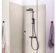 Dušikomplekt Grohe Vitalio Start System 250 mattmust