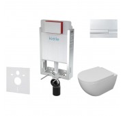 Seinasisese WC-raami komplekt Kielle Genesis + Gemini I kroom 4in1