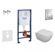 WC-komplekt Grohe Rapid SL + Kielle Oudee + Grohe Skate Cosmopolitan kroom