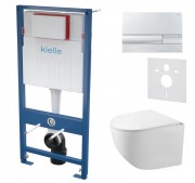 Seinasisese WC-raami komplekt Kielle Genesis + Gaia Compact + Gemini I kroom 30505SS28