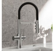 Köögisegisti Blanco CATRIS-S Flexo Filter väljatõmmatava käsidušiga teras