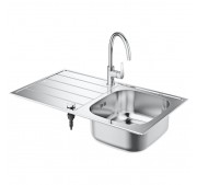 Köögivalamu Grohe K200 + Bau Edge segisti roostevaba teras