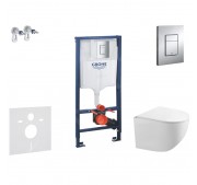 WC-komplekt Grohe Rapid SL + Kielle Gaia + Grohe Skate Cosmopolitan kroom