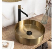 Vannitoavalamu Sapho AURUM 380 kuldne