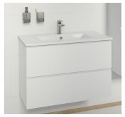 Mööblikomplekt Kielle Oudee 80 läikivvalge