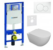 WC-komplekt Geberit Duofix + Kielle Oudee + Sigma01 valge