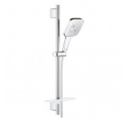 Käsidušikomplekt Grohe Rainshower SmartActive 130 Cube kroom