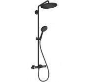 Dušikomplekt Hansgrohe Croma Select S Showerpipe 280 1jet mattmust