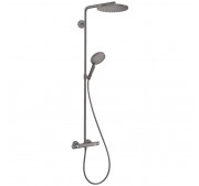 Dušikomplekt Hansgrohe Raindance Select S 240 1jet Showerpipe harjatud must