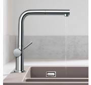 Köögisegisti Hansgrohe Talis M54 270 kroom väljatõmmatava käsidušiga - Outlet Diil