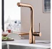 Köögisegisti Grohe Essence Warm Sunset väljatõmmatava käsidušiga