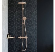 Dušikomplekt Hansgrohe Raindance Select S 240 1jet Showerpipe harjatud pronks