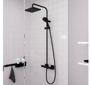 Dušikomplekt Hansgrohe Vernis Shape Showerpipe 230 1jet mattmust