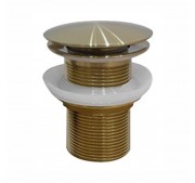 Valamu põhjaklapp Sapho AURUM click-clack kuldne