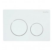 Vajutusnupp Kielle Gemini New I läikivvalge