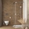 Dušinurk SAT Project Quadrant kroom / läbipaistev