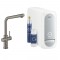 Köögisegisti Grohe Blue Home L Brushed Hard Graphite + veefilter + jahuti + gaasiballoon