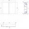 Peegelkapp SAT B-Way 80 valge