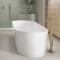 Põrandapealne vannisegisti Novaservis Ferro Ciriculus käsidušiga harjatud kuld
