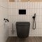 Seinasisese WC-raami komplekt Kielle Genesis + Gaia + Gemini IV mattmust 30505SS32
