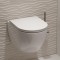 Seinasisese WC-raami komplekt Kielle Genesis + Oudee + Gemini II mattmust 30505SZ22