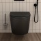 Seinasisese WC-raami komplekt Kielle Genesis + Gaia + Gemini III mattmust 30505SS33