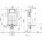 Seinasisene WC-raam Kielle Genesis 70005150
