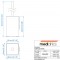 WC-hari Mediclinics ES1003CS satiin