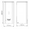 Vahuseebidosaator Mediclinics DJF0038A sensoriga valge 1L 