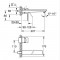 Seinapealne valamusegisti Grohe Lineare L-Size kroom