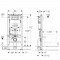 WC-komplekt Geberit Duofix + Kielle Oudee Slim + Delta50 mattmust