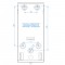 Vahuseebidosaator Mediclinics DJF0038A sensoriga valge 1L 