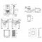 WC-komplekt Grohe Rapid SLX + Bau Ceramic + Grohe Even Phantom Black