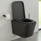 Seinasisese WC-raami komplekt Kielle Genesis + Arkas I + Gemini III mattmust 30505SS14