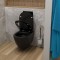 Seinasisese WC-raami komplekt Kielle Genesis + Gaia + Gemini III mattmust 30505SS12