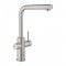 Köögisegisti Grohe Blue Home L väljatõmmatava käsidušiga Supersteel + veefilter + jahuti + gaasiballoon