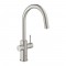 Köögisegisti Grohe Blue Home C Supersteel väljatõmmatava käsidušiga + veefilter + jahuti + gaasiballoon