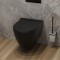 Seinasisese WC-raami komplekt Kielle Genesis + Gaia + Gemini II mattmust 30505SZ09