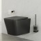 Seinasisese WC-raami komplekt Kielle Genesis + Arkas I + Gemini IV mattmust 30505SS13