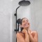 Dušikomplekt Hansgrohe Raindance Select S 240 1jet Showerpipe mattmust