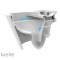 Seinasisese WC-raami komplekt Kielle Genesis + Gaia + Gemini III mattmust 30505SZ50